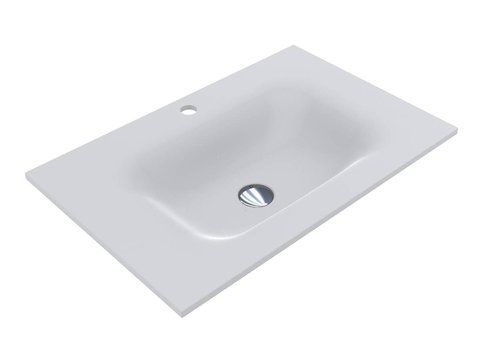 Умывальник на тумбу JESSEL 12,4*70*45 Mirasoft Белый 0001089 15500 фото