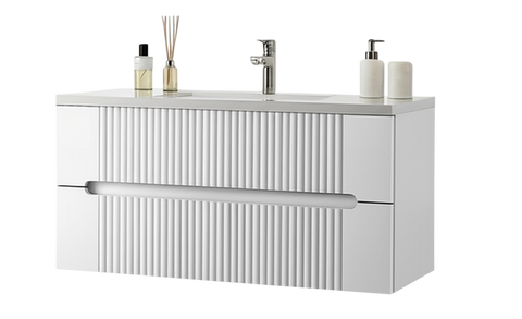 Тумба MARSAN MODESTE NEW 1200 Варіант №1 Деко 2 без умивальника MODESTE-NEW-D2-T1200 фото