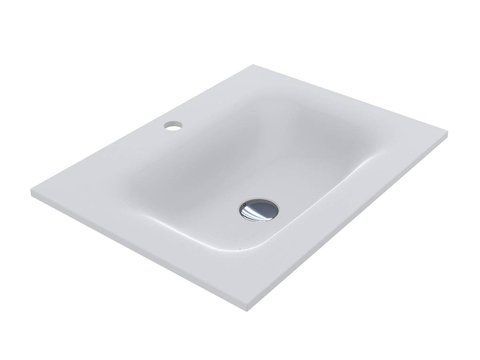 Умывальник на тумбу JESSEL 12,4*60*45 Mirasoft Белый 0001088 15501 фото