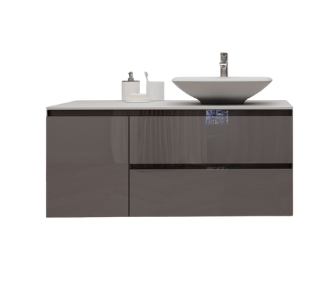 Тумба MARSAN NIKOLET 1200 варіант 3 L/R + стільниця скло NIKOLET-V3-120-st-sclo фото