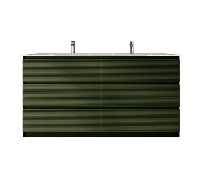 Тумба MARSAN NIKOLET 1600 вариант №11 Деко 2 без умывальника/столешницы NIKOLET-V11-D2-T1600-2 фото