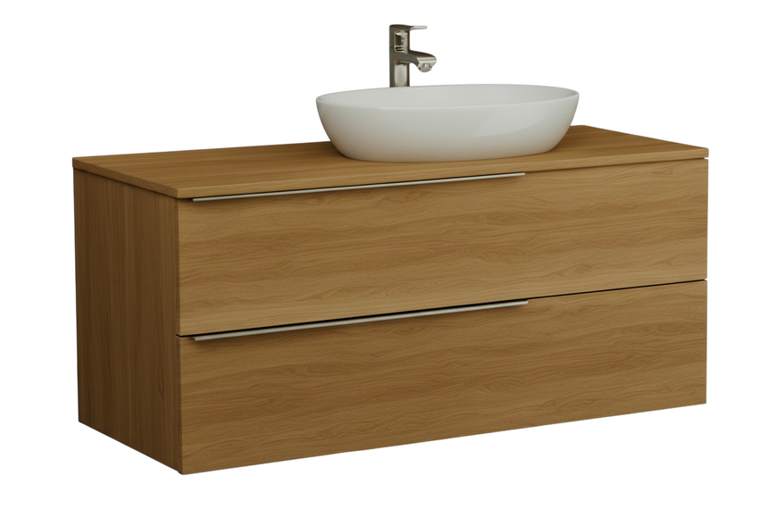 Тумба MARSAN CHESTER WOOD 800 Вариант 2 + Столешница WOOD 800 под настольный умывальник левая/правая/центр CHESTERWOOD-TU800-V2STW фото