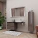 Консоль MARSAN NIKOLET 1400 Вариант 2: тумба 700 правая/левая (все цвета модели) + столешница стеклянная правая/левая (все цвета модели) + кронштейн NIKOLET-CV2-SST1400 фото 3