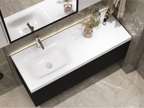 Умивальник над пральною машиною  JESSEL L 12,4*120*45 Глянець Білий 0001057 15555 фото