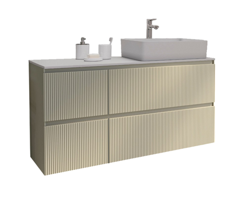 Тумба MARSAN NIKOLET 1200 L/R вариант 2 Деко-1 столешница стекло NIKOLET-V2DECO1-SST1200 фото