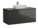 Тумба MARSAN CHESTER 1100 Вариант 2 + Столешница стеклянная 1100 под настольный умывальник левая/правая/центр CHESTER-TS1100-V2SS фото