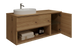 Тумба MARSAN CHESTER WOOD 1100 Варіант 5 + Стільниця WOOD 1100 під настільний умивальник ліва/права CHESTERWOOD-TU1100-V5STW фото 3