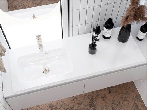 Умивальник над пральною машиною DELLA L 13,4*120*45,1 Глянець Білий 0000911 15463 фото