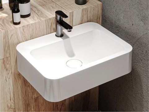 Умивальник підвісний  KELLEY 13,5*55*41 Глянець Білий 0000944 15465 фото