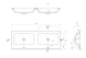 Тумба MARSAN CHESTER 1200 Вариант 2 + Раковина MODESTE 1200(2) CHESTER-TU-1200-V2 фото 5