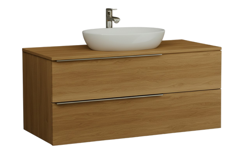 Тумба MARSAN CHESTER WOOD 1000 Варіант 2 + Стільниця WOOD 1000 під настільний умивальник ліва / права / центр CHESTERWOOD-TU1000-V2STW фото