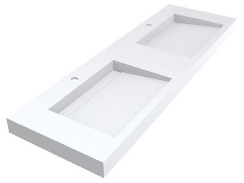 Умивальник на тумбу  AGNESS 14*150,5*47,9 Мат Білий 0000152 15582 фото