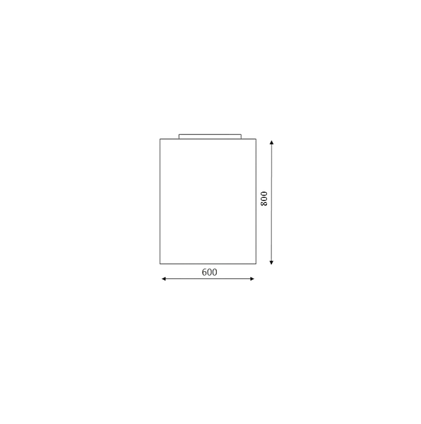 Зеркало MARSAN NIKOLET 800*600 с LED светильником 400мм NIKOLET-Z800x600 фото