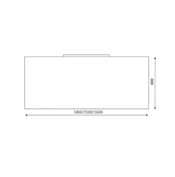 Дзеркало MARSAN NIKOLET 1400*800 з LED світильником 1100мм NIKOLET-Z1400x800 фото
