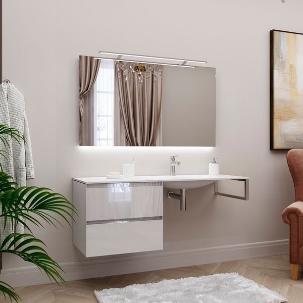 Дзеркало MARSAN NIKOLET 1400*800 з LED світильником 1100мм NIKOLET-Z1400x800 фото