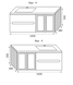Тумба MARSAN MODESTE NEW 1400 Варіант №4 GLASS Деко 3 без умивальника MODESTE-NEW-V4-GLASS-D3-T1400 фото 4