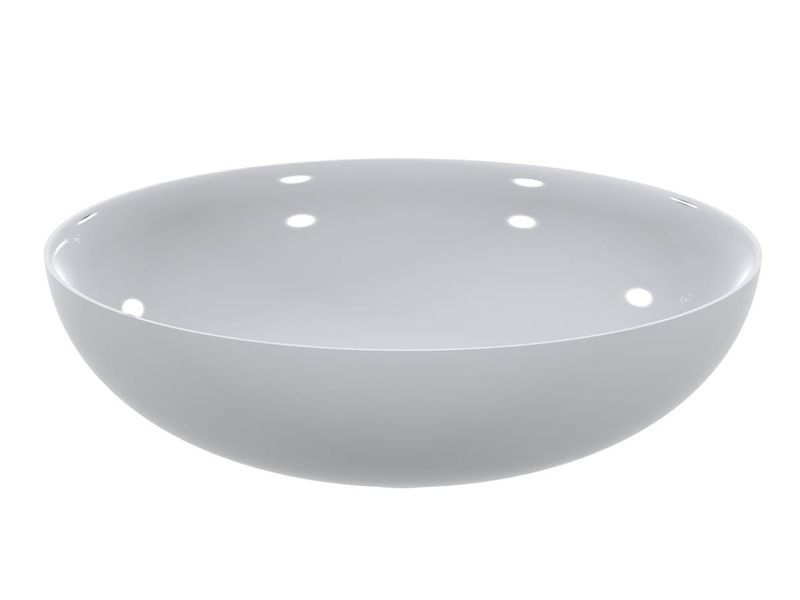 Умивальник накладний  TOBI 13*40*40 Глянець Білий 0002699 17147 фото