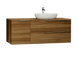 Тумба MARSAN CHESTER WOOD 1300 Вариант 4 + Столешница WOOD 1300 под настольный умывальник левая/правая CHESTERWOOD-TU1300-V4STW фото 2