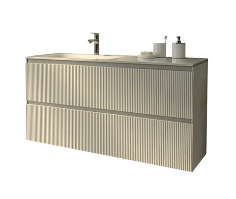 Тумба MARSAN NIKOLET 1200 L/R варіант №1 Деко-1 скляний умивальник NIKOLET-V1DECO1-UST1200 фото