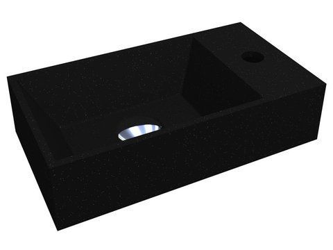 Умивальник на тумбу  COPPER 10*40,7*22,3 Чорний 0002593 15430 фото