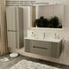 Тумба MARSAN MODESTE NEW 1200 Вариант №3 Деко 2 графит + Раковина MODESTE 1200 MODESTE-NEW-V3-D2-GLASS-TU1200G фото 2