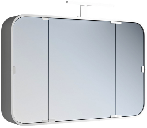 Зеркальный шкаф MARSAN PIRRET 1600х570х150 матовый с LED светильником STONE L 300 PIRRET-ZH1600WLED фото