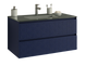 Тумба MARSAN NIKOLET 1200 варіант №1 Деко 4 скляний умивальник NIKOLET-V1-DECO4-USM1200 фото 2