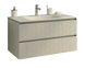 Тумба MARSAN NIKOLET 1200 варіант №1 Деко 4 скляний умивальник NIKOLET-V1-DECO4-USM1200 фото 3