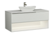 Тумба MARSAN CHESTER 1200 Вариант 1 + Столешница стеклянная 1200 под настольный умывальник левая/правая/центр CHESTER-TS1200-V1SS фото 1
