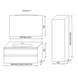 Тумба MARSAN NIKOLET 1200 варіант №1 Деко 4 (без умивальника/стільниці) NIKOLET-V1-DECO4-T1200 фото 2