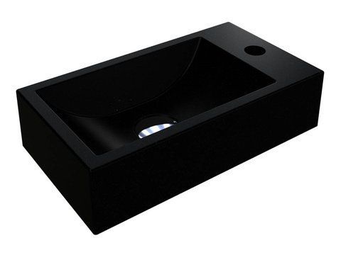 Умивальник підвісний FARO L 10*40,8*22,7 Чорний 0002537 15438 фото